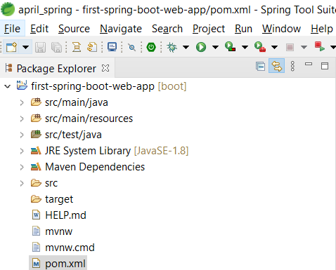 Spring boot application hot sale example in eclipse