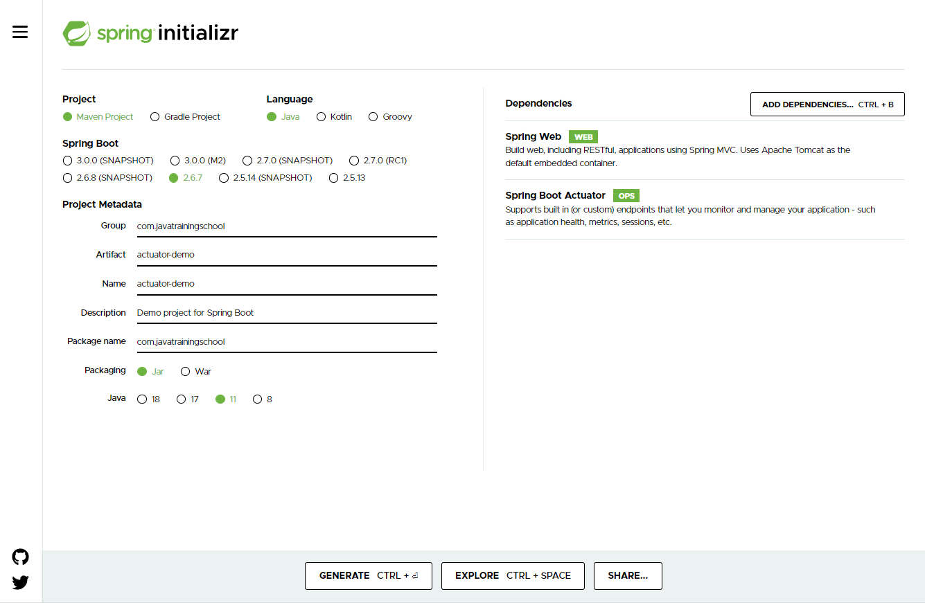 Spring boot hot sale actuator tutorial