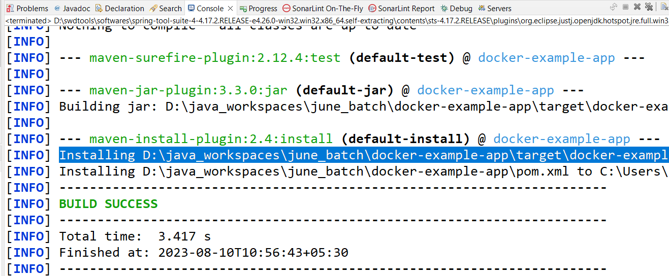 Dockerfile entrypoint hot sale java jar