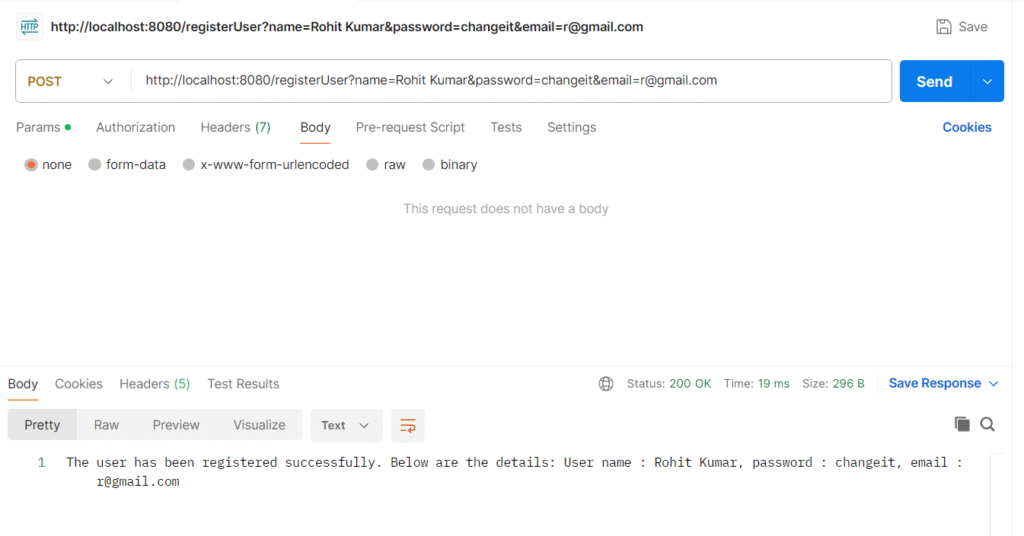 Handling Request Parameters - Java Training School